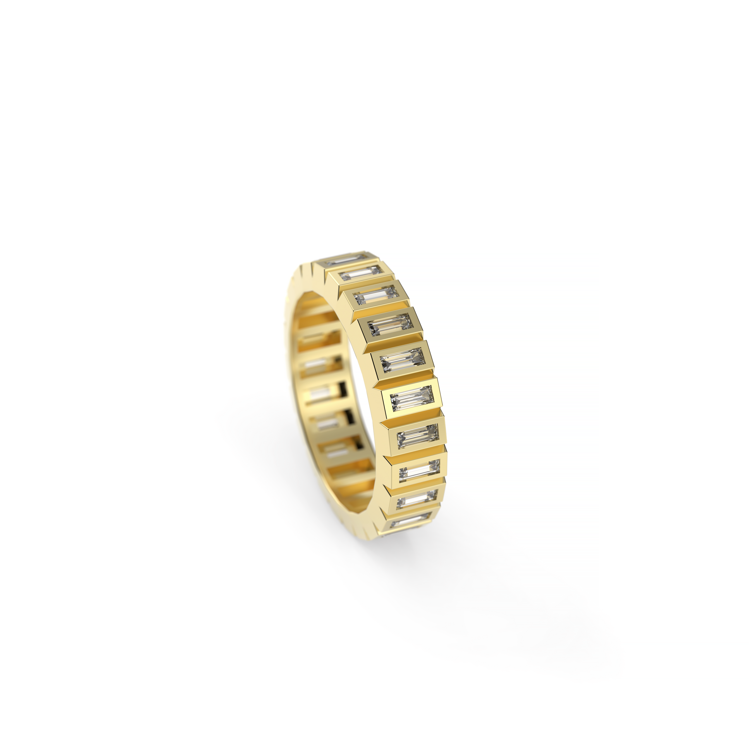 Men’s Baguette Diamond Eternity Band