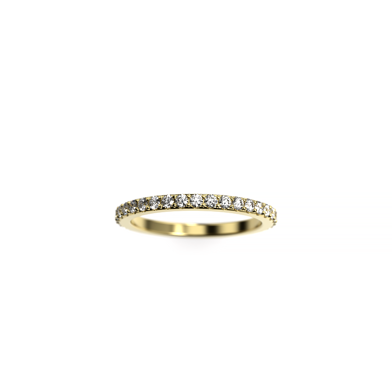 Diamond Pavé Wedding Band