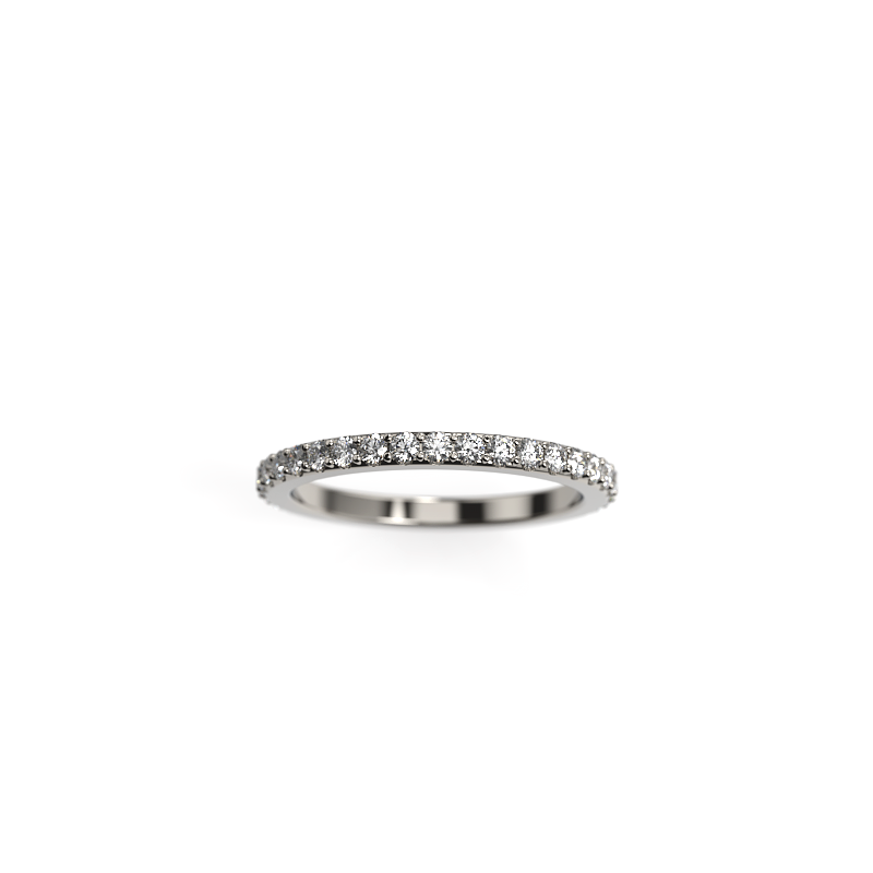 Diamond Pavé Wedding Band