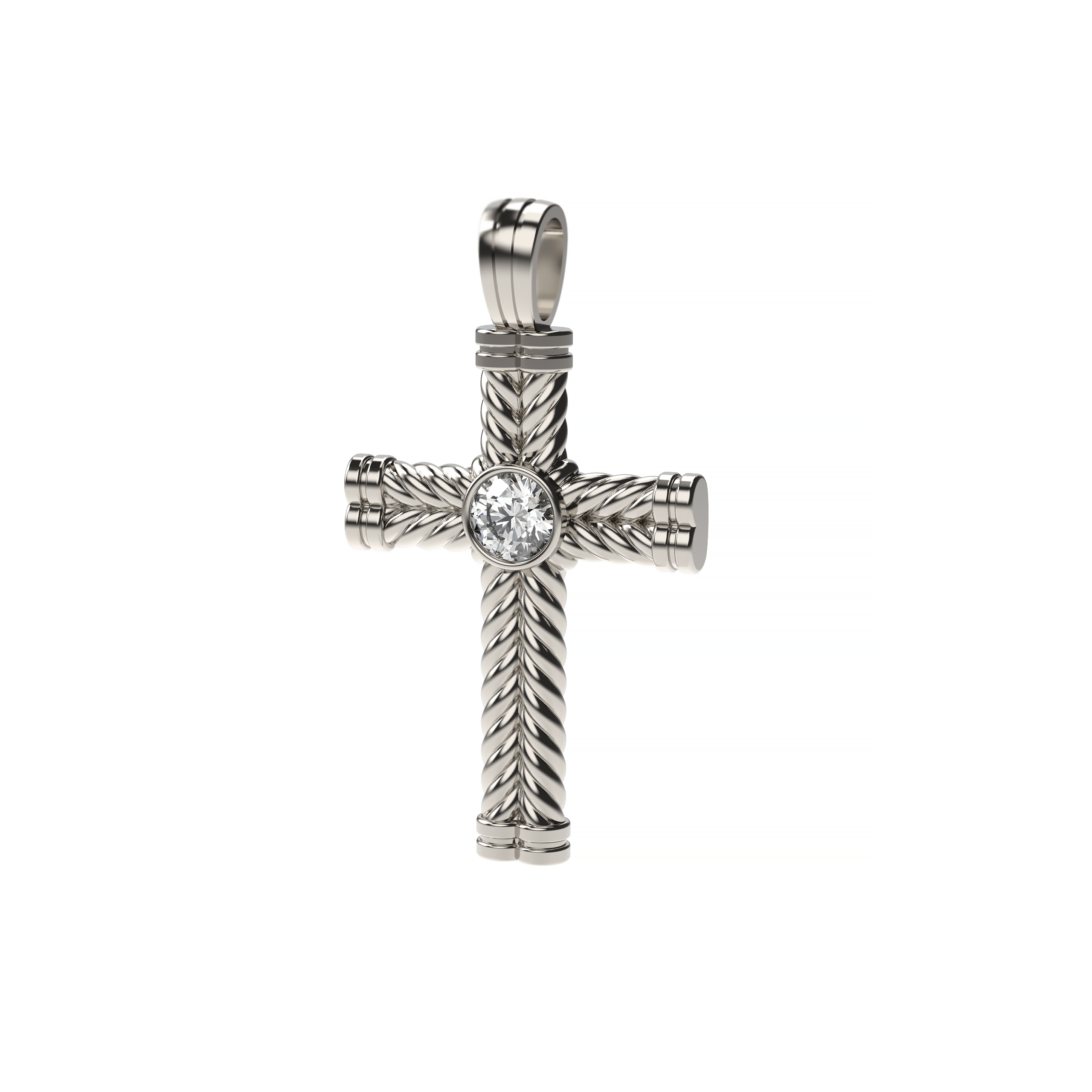 Men’s Diamond Cross Pendant