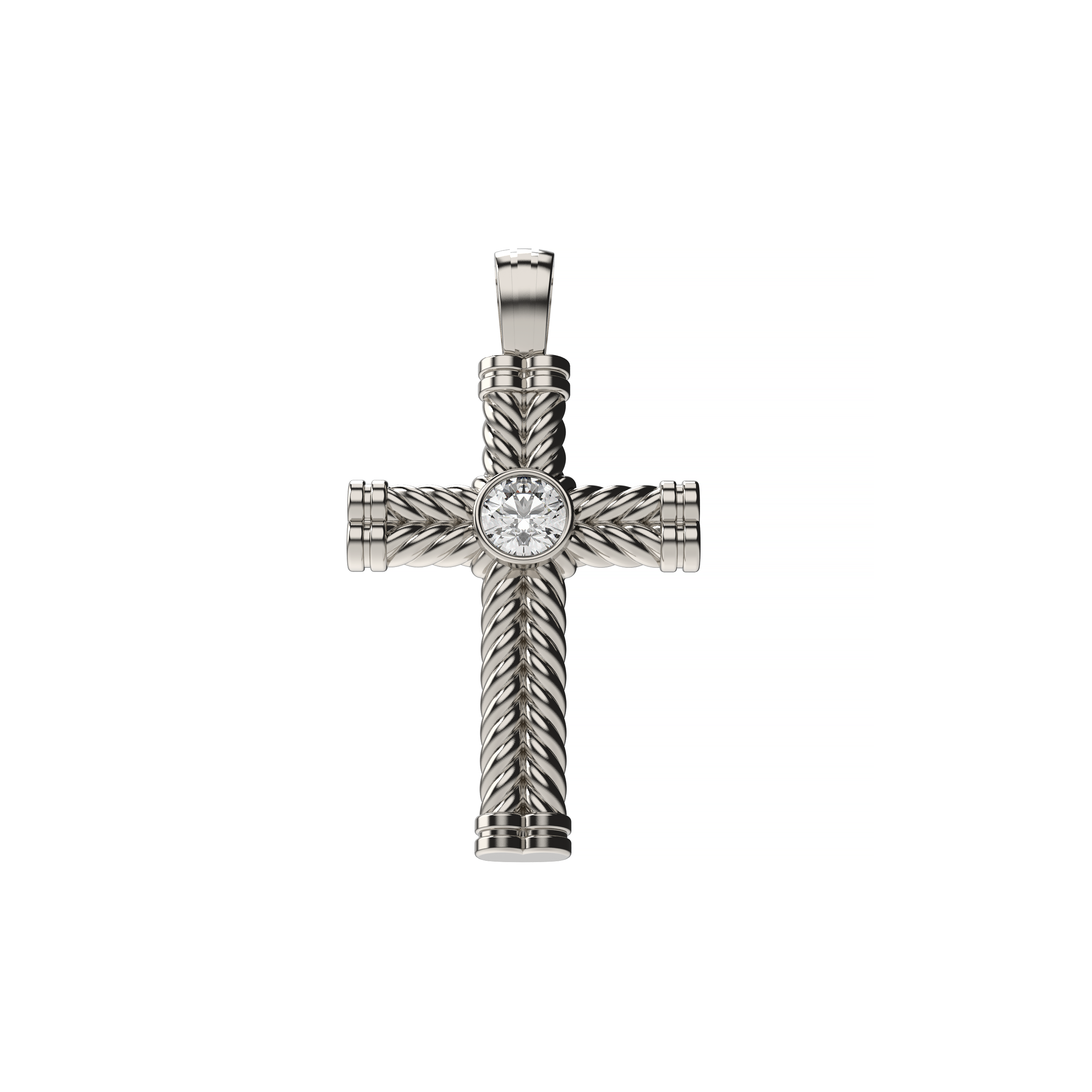 Men’s Diamond Cross Pendant