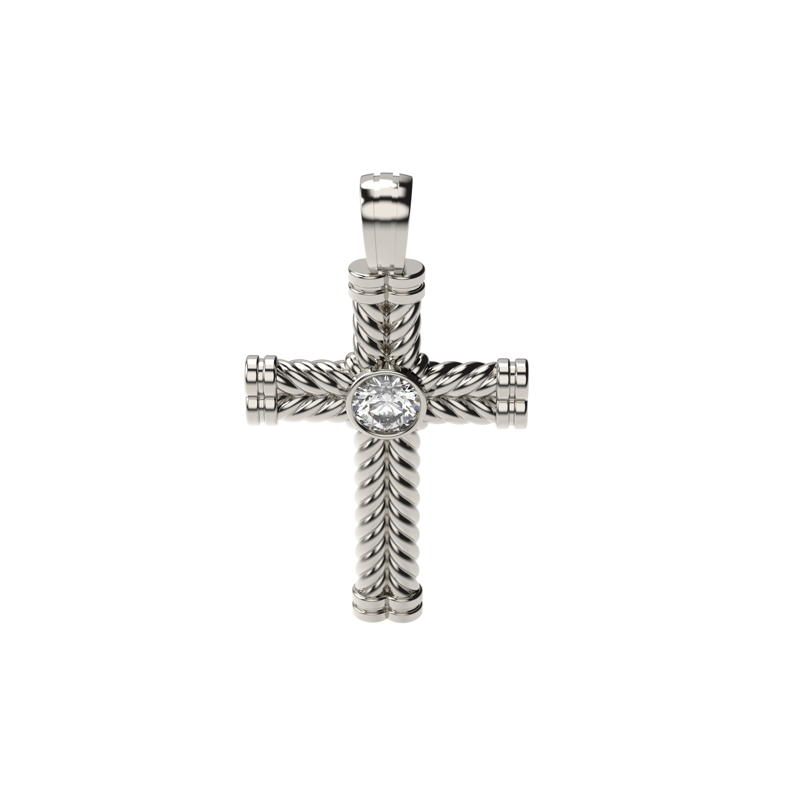 Men’s Diamond Cross Pendant