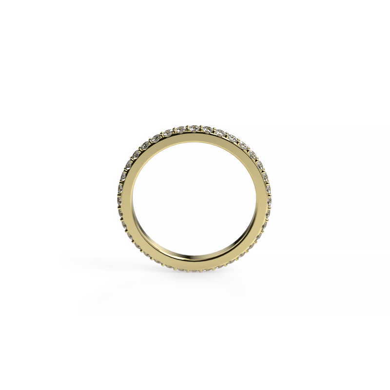 Diamond Pavé Wedding Band