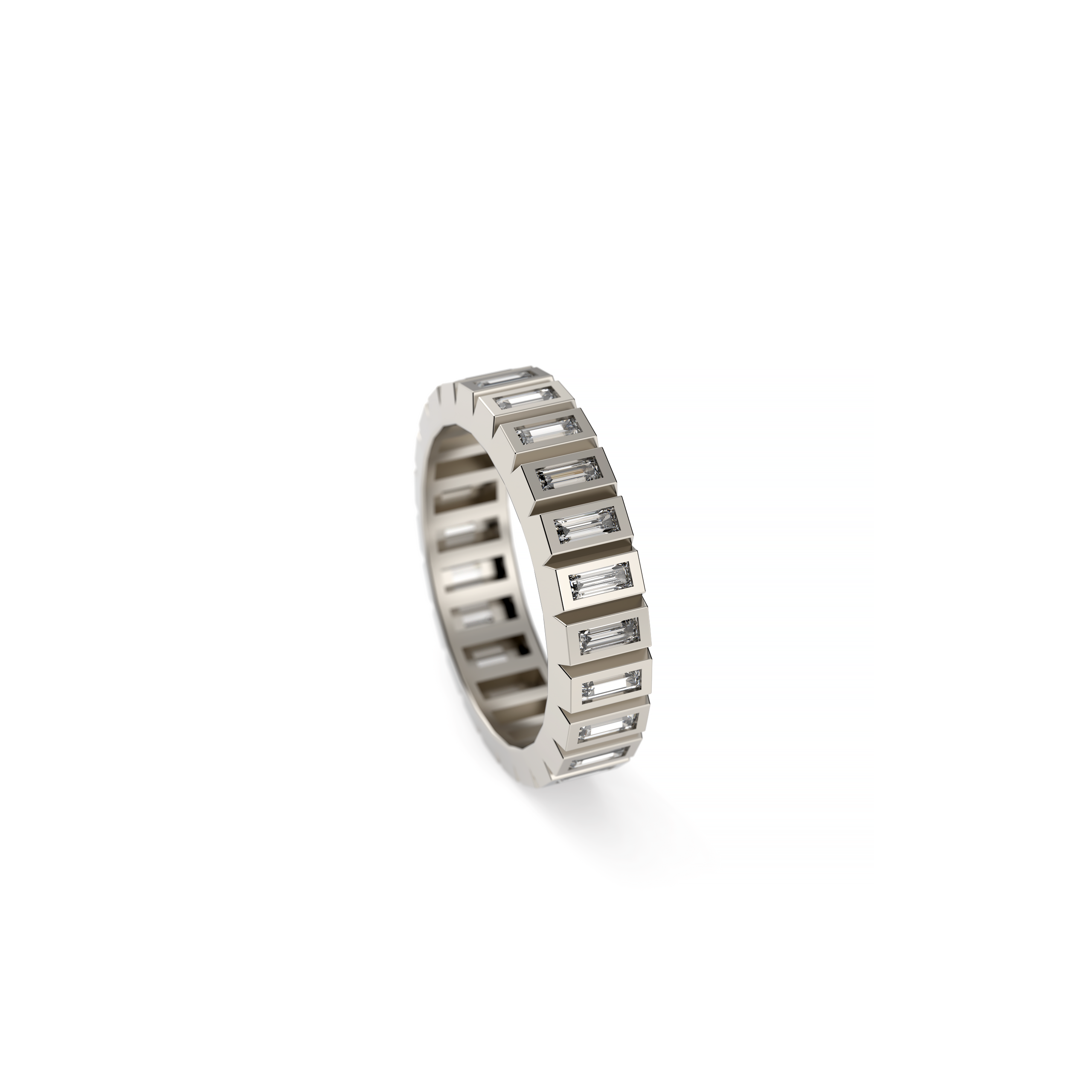Men’s Baguette Diamond Eternity Band