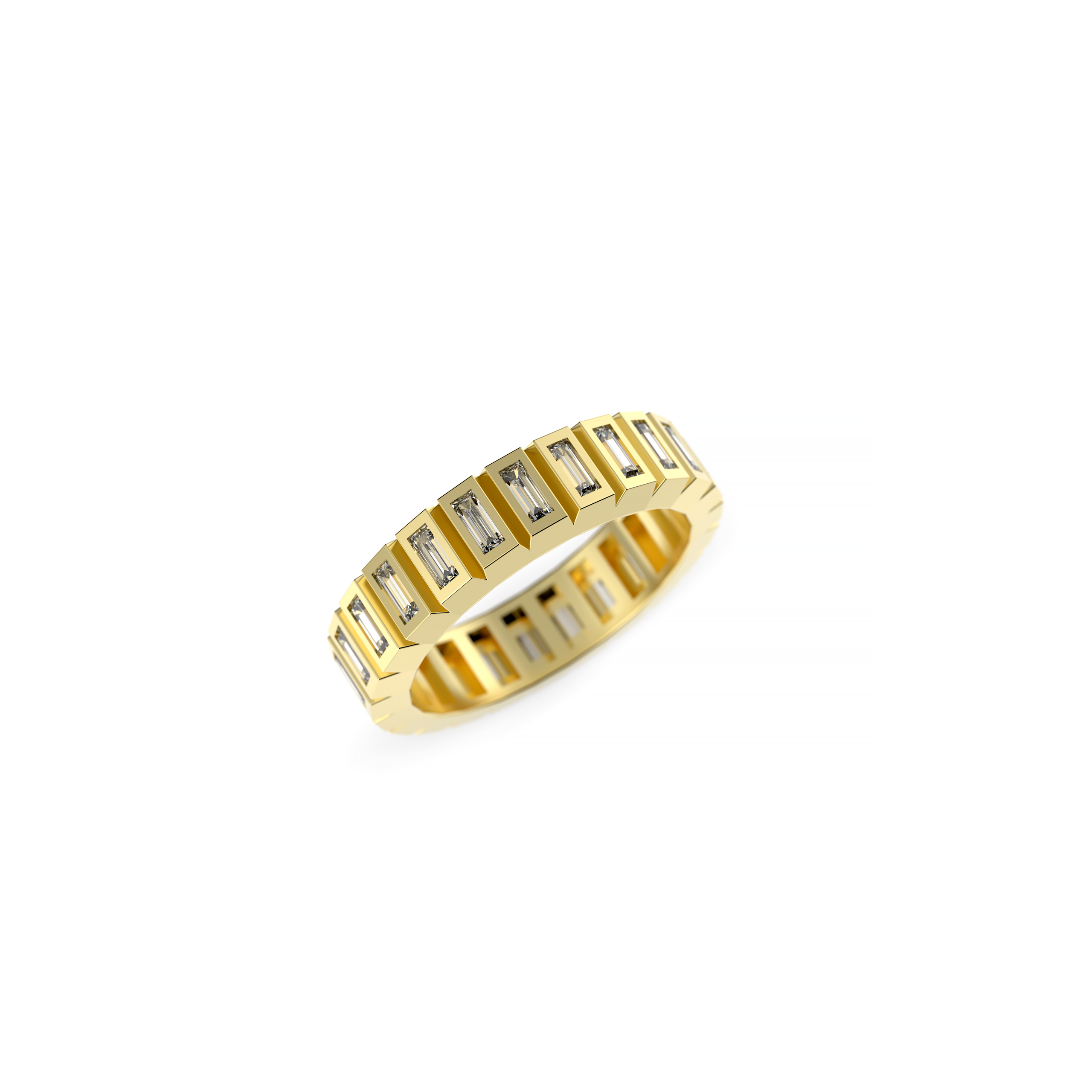 Men’s Baguette Diamond Eternity Band